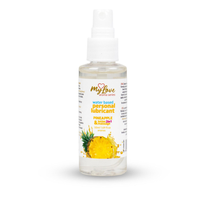 2в1 лубрикант та масажний гель - MyLove Aroma Series Intim&Massage Pineapple, 50 мл