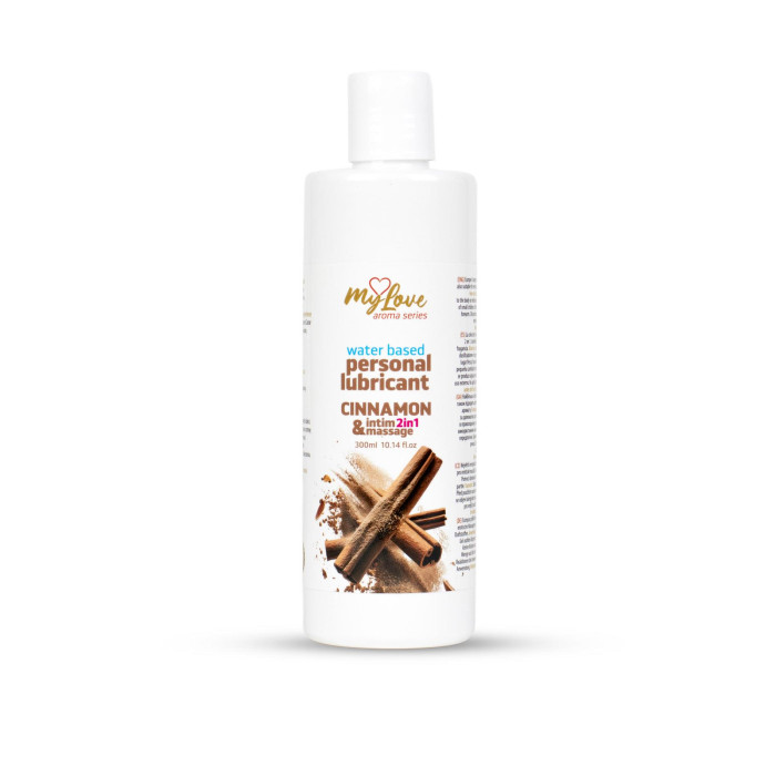 2в1 лубрикант та масажний гель - MyLove Aroma Series Intim&Massage Cinnamon, 300 мл