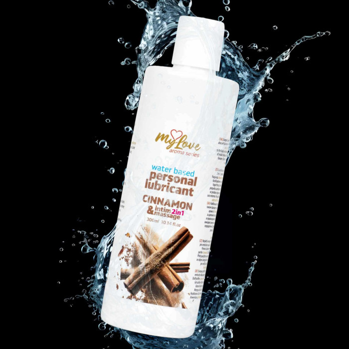 2в1 лубрикант та масажний гель - MyLove Aroma Series Intim&Massage Cinnamon, 300 мл