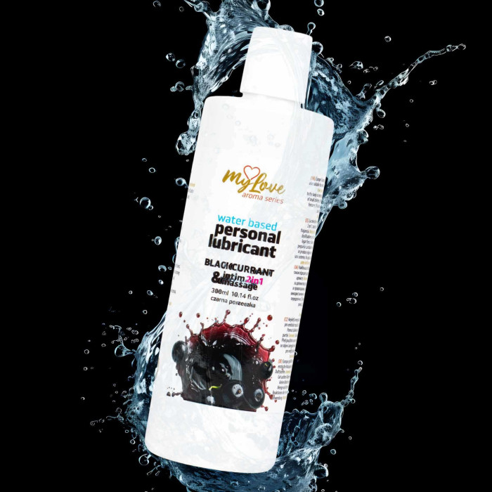 2в1 лубрикант та масажний гель - MyLove Aroma Series Intim&Massage Blackcurrant, 300 мл