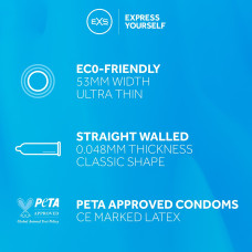 Презервативи - EXS Pure, 12 шт.