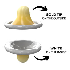 Презервативи - EXS Rightway Gold Condoms, 12 шт.