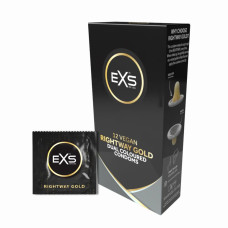 Презервативи - EXS Rightway Gold Condoms, 12 шт.