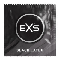 Презерватив - EXS Black Latex Condom, 1 шт.
