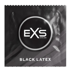 Презерватив - EXS Black Latex Condom, 1 шт.