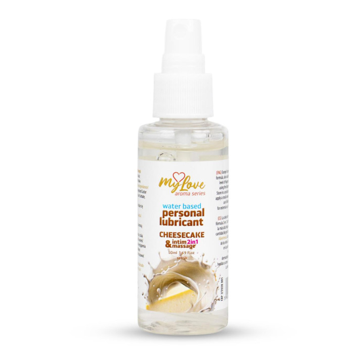2в1 лубрикант та масажний гель - MyLove Aroma Series Intim&Massage Cheesecake, 50 мл