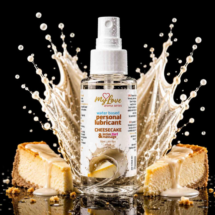 2в1 лубрикант та масажний гель - MyLove Aroma Series Intim&Massage Cheesecake, 50 мл