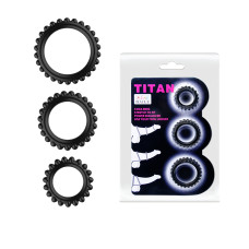 Ерекційні кільця - Titan Cock Ring Set Pink