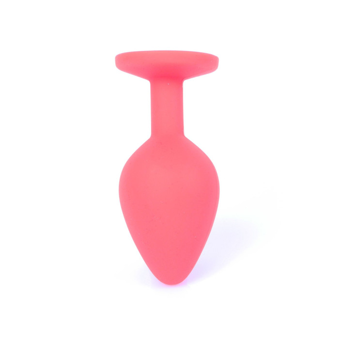 Анальна пробка - Jewellery Silicone Red Plug M Blue