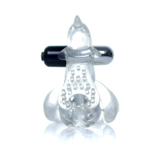 Ерекційне кільце - Dolphin Vibro CockRing Clear