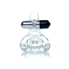 Ерекційне кільце - Dolphin Vibro CockRing Clear
