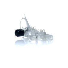 Ерекційне кільце - Dolphin Vibro CockRing Clear