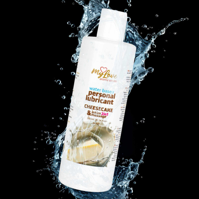 2в1 лубрикант та масажний гель - MyLove Aroma Series Intim&Massage Cheesecake, 300 мл