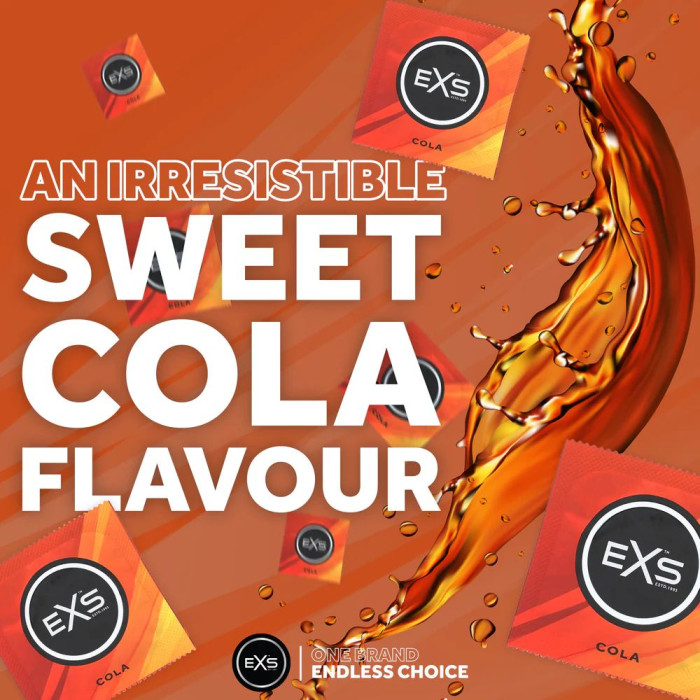 Презерватив - EXS Cola Flavour Condom, 1 шт.