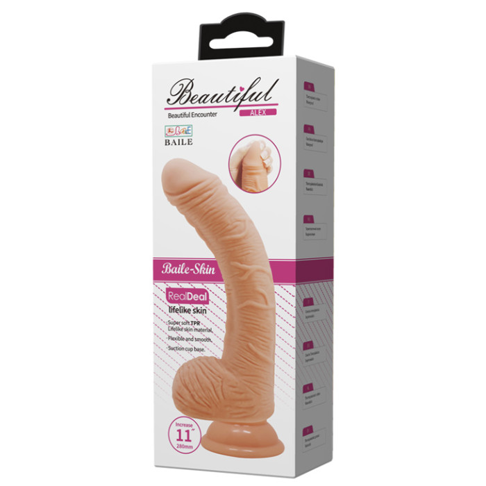 Фалоімітатор - Beautiful Encounter Alex Dildo Flesh