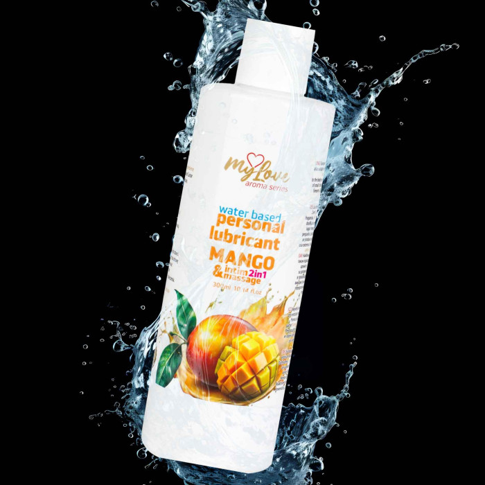 2в1 лубрикант та масажний гель - MyLove Aroma Series Intim&Massage Mango, 300 мл