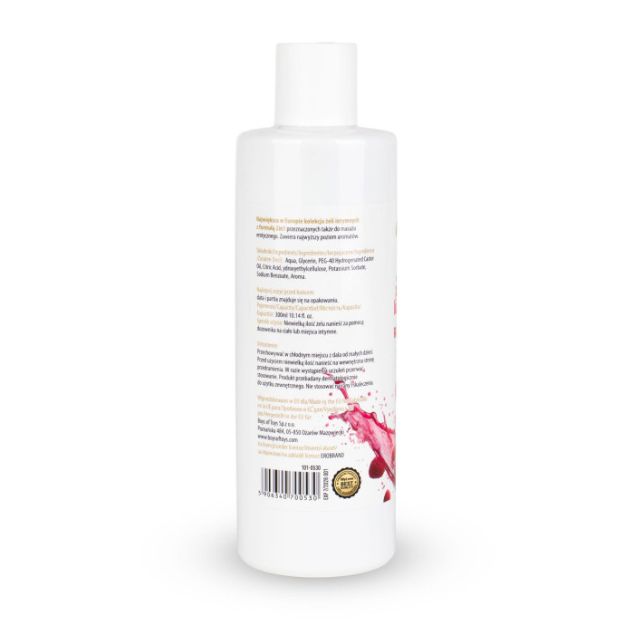 2в1 лубрикант та масажний гель - MyLove Aroma Series Intim&Massage Raspberry, 300 мл
