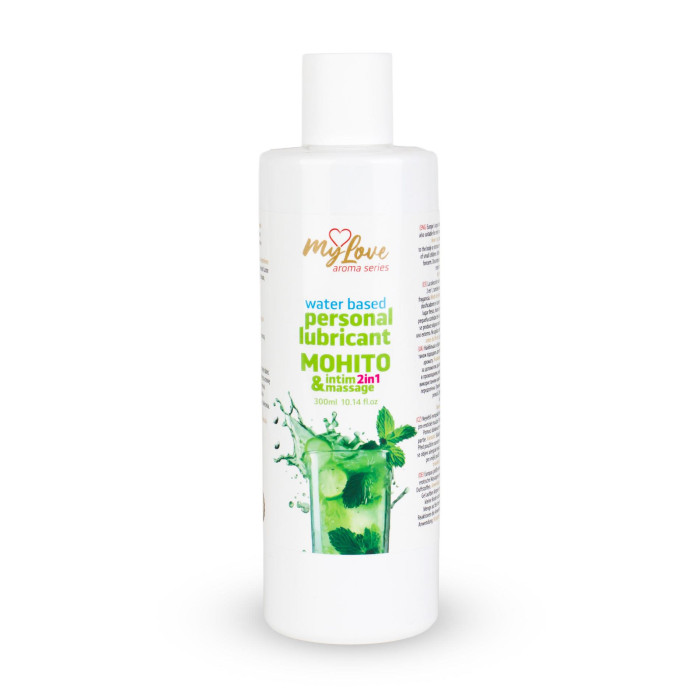 2в1 лубрикант та масажний гель - MyLove Aroma Series Intim&Massage Mohito, 300 мл