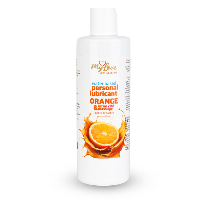 2в1 лубрикант та масажний гель - MyLove Aroma Series Intim&Massage Orange, 300 мл