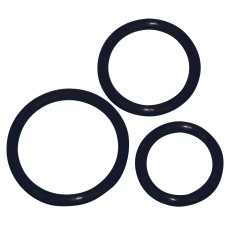 Ерекційні кільця - Silicone Cock Ring Set, 3 шт.