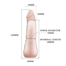 Насадка на член - Penis Sleeve Flesh 6"