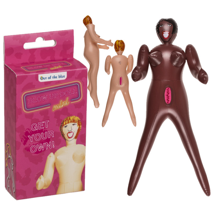 Надувна міні лялька Mini Blow Up Doll Mini Brunette, 66 см