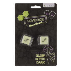 Неонові кубики Love Dice Glow In The Dark, 2 шт.