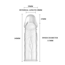 Насадка на член - Penis Sleeve, 14 см