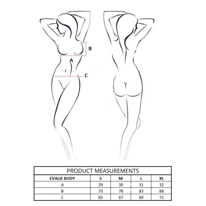 Боді Passion EVALIE BODY black M