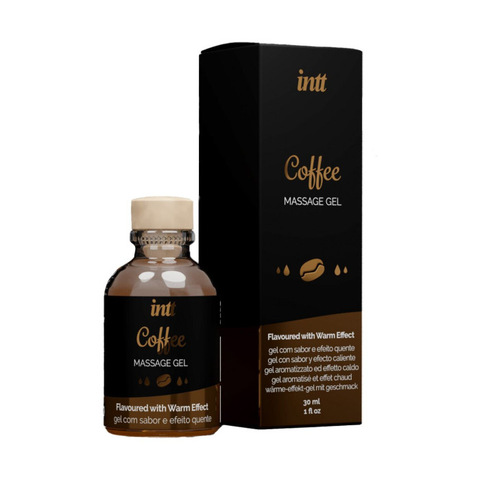 Масажний гель для інтимних зон Intt Coffee (30 мл) розігрівальний