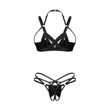 Комплект Obsessive Keira Lise 2-pcs crotchless set S/M
