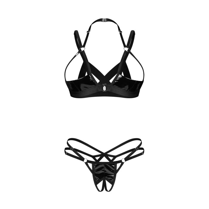 Комплект Obsessive Keira Lise 2-pcs crotchless set S/M