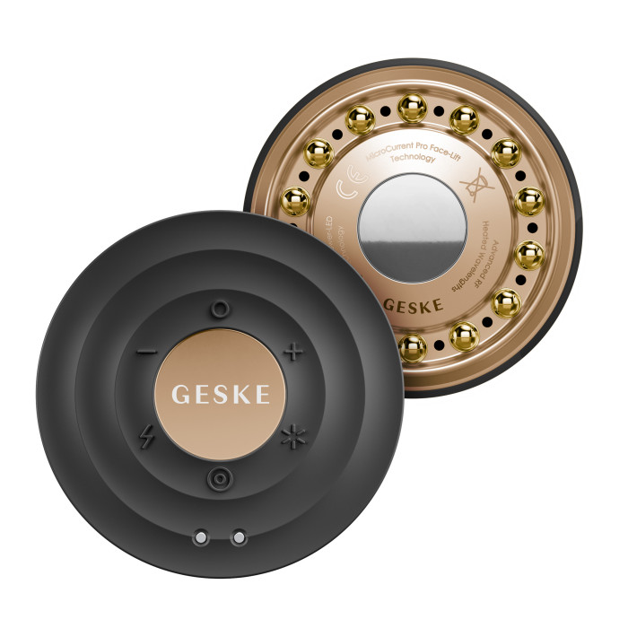 Антивіковий LED-випромінювач для відновлення шкіри обличчя GESKE Anti-Aging Skin Renewer 9в1, gray