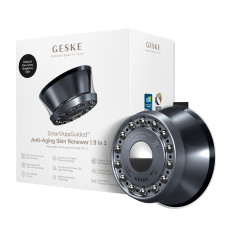 Антивіковий LED-випромінювач для відновлення шкіри обличчя GESKE Anti-Aging Skin Renewer 9в1 black