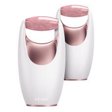 Ролер-масажер для обличчя з рожевим кварцом GESKE SmartAppGuided Rose Quartz Roller 5in1 starlight