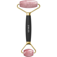 Ролер-масажер для обличчя та тіла з рожевим кварцом GESKE SmartAppGuided Rose Quartz Face & Body Roller 5in1 gray
