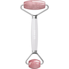 Ролер-масажер для обличчя та тіла з рожевим кварцом GESKE SmartAppGuided Rose Quartz Face & Body Roller 5in1 starlight