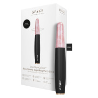 Ручка-масажер для обличчя з рожевим кварцом GESKE SmartAppGuided Rose Quartz & Depuffing Pen 6in1 gray