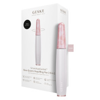 Ручка-масажер для обличчя з рожевим кварцом GESKE SmartAppGuided Rose Quartz & Depuffing Pen 6in1 starlight