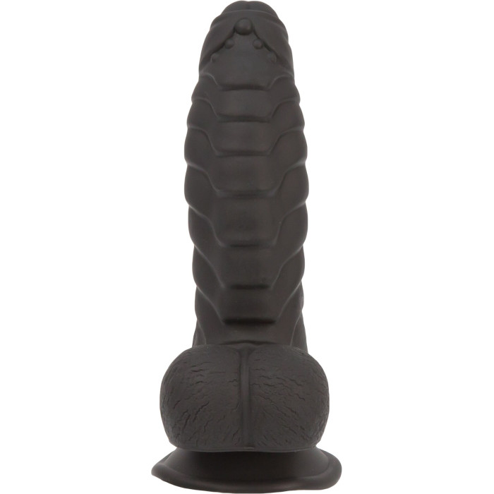 Фалоімітатор ADDICTION Ben 7" Dildo With Balls Black, віброкуля в подарунок