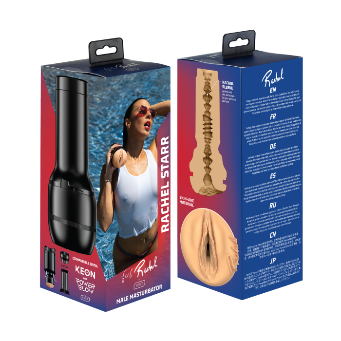 Мастурбатор Kiiroo Feel Rachel Starr PBC, сумісний з PowerBlow та Keon