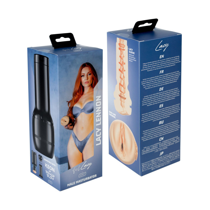 Мастурбатор Kiiroo Feel Lacy Lennon PBC, сумісний із PowerBlow та Keon