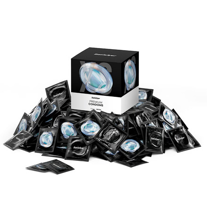 Набір презервативів Satisfyer Premium Condoms L (56 мм) 100 шт