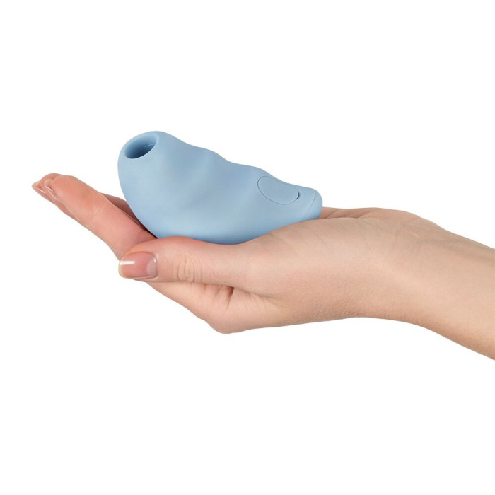 Вакуумний стимулятор Fun Factory Intense Sky Blue, 11 режимів роботи, перезаряджуваний