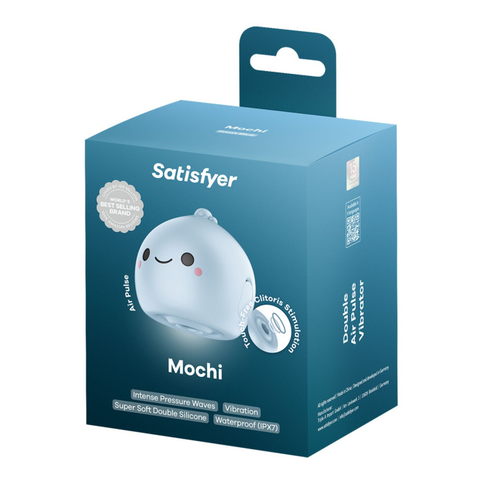 Вакуумний кліторальний стимулятор Satisfyer Mochi Frost Blue