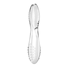 Двосторонній скляний дилдо Satisfyer Dazzling Crystal 2 Transparent