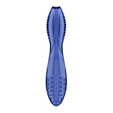 Двосторонній скляний дилдо Satisfyer Dazzling Crystal 2 Blue