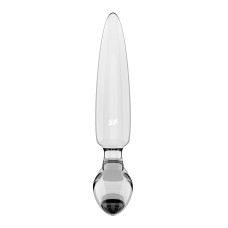 Тристоронній скляний дилдо Satisfyer Triple Crystal 1 Transparent