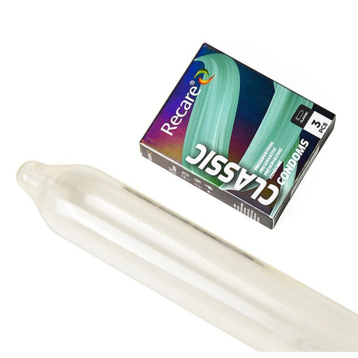 Презервативи Holographic Recare Classic Condoms 3 шт, класичні