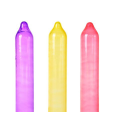 Презервативи Holographic Recare Fruit Flavour Condoms 3 шт, аромати: м'ята, банан, полуниця